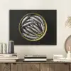 Sardines - Vissen - Rond - Zwart PET vilt klein -sfeer1