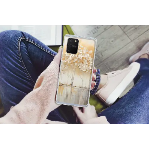 Bomen - Kunst - Acryl - Natuur Telefoonhoesje Samsung Galaxy S10 Lite klein -handS10Lite