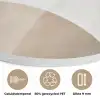 Vloeiende vlakken - Harmonieus - Golvend Akoestische PET Vilt - Rond klein -closeup_NL