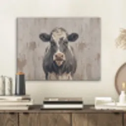 Koe - Portret - Dieren - Modern PET vilt klein -sfeer1