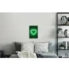Neon - Groen - Licht Muursticker klein -slaapkamer