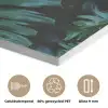 Monstera -  Inductie beschermer - Bladeren - Tropical - Afdekplaat voor kookplaat PET vilt klein -closeup_NL