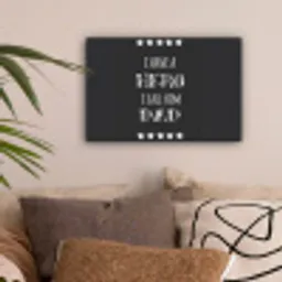 Spreuken - I have a hero I call him dad - Quotes - Vader canvas 2cm klein -sfeer1
