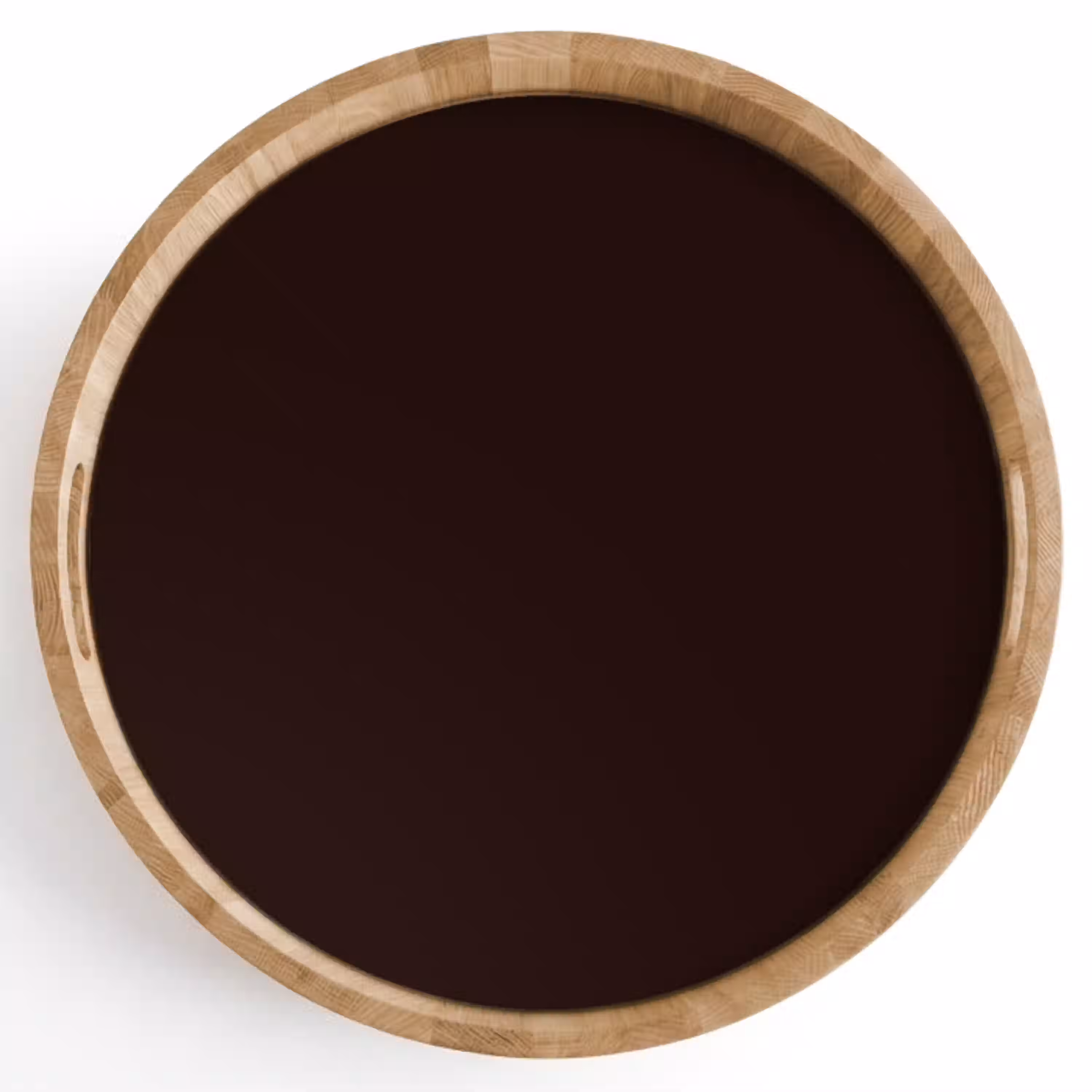 Deep - Obsidian - Bruin Dienblad Rond middel 914 -z3d_shopping