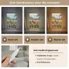 Ezels - Bloemen - Zomers Light Box met kabel (Tafellamp) klein -USP_lichtkleurNL