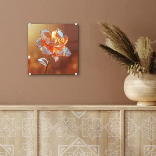 Glazen - Bloem - Zonlicht plexiglas 5mm klein -sfeer5