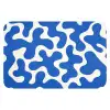 Vormen - Abstract - Blauw - Golven Badmat klein -3d