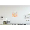 Illustratie - Zon - Pastelkleuren textielposter latten blank klein -kinderkamer