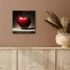 Apple - Hart - Rood aluminium wit klein -sfeer4