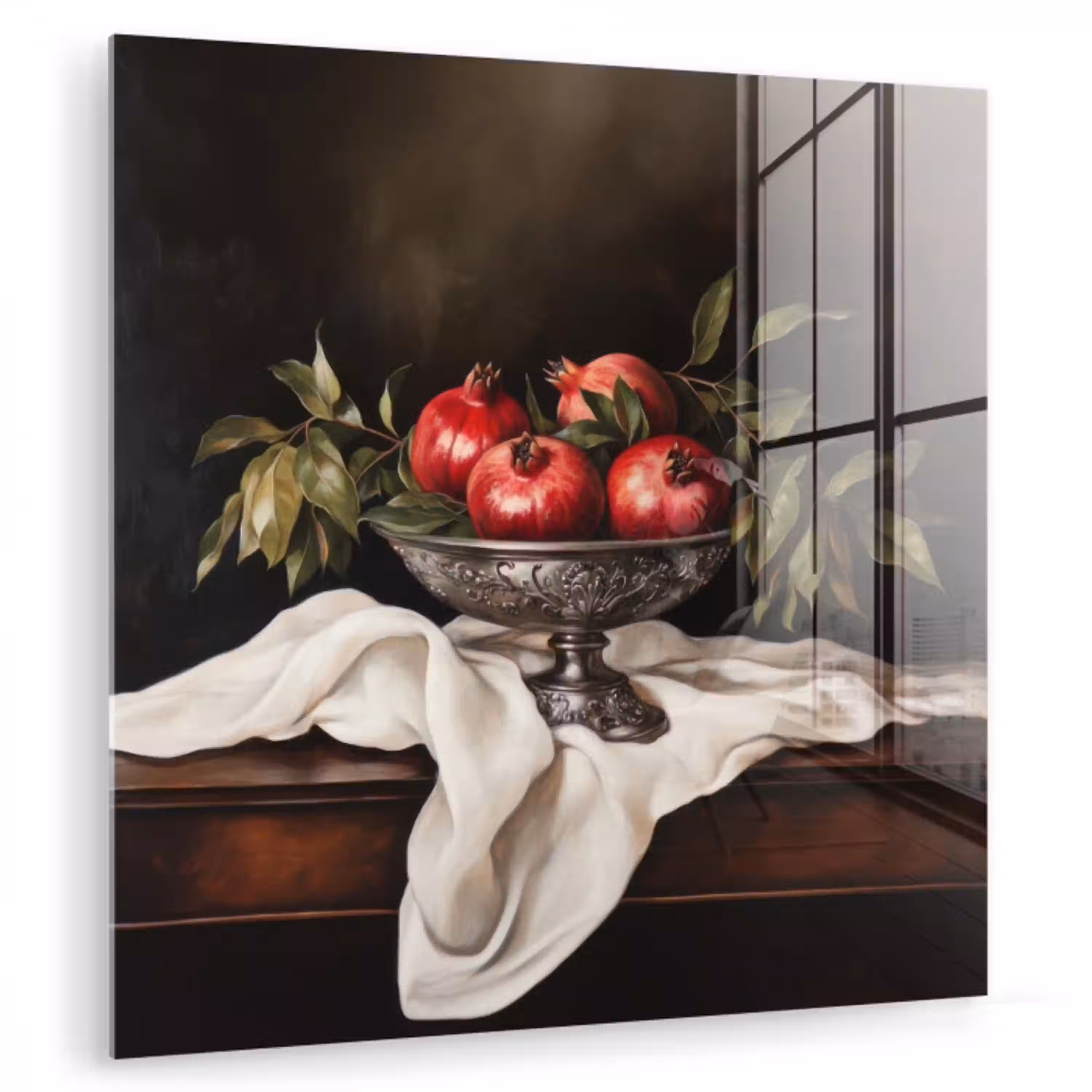 Granaatappels - Klassiek - Vintage plexiglas 5mm klein -zzzproduct_nieuw