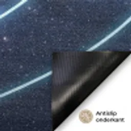 Ruimte - Zonnestelsel - Blauw Deurmat klein -antislip_NL