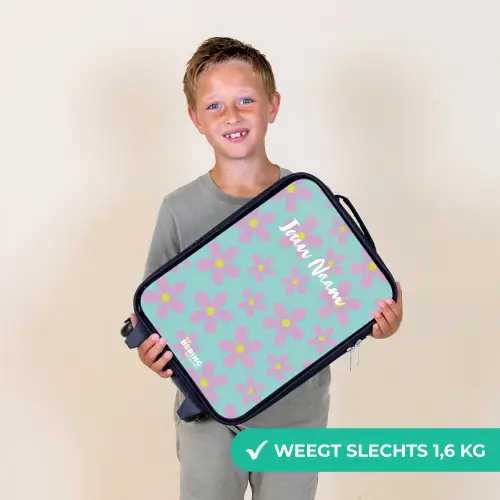 Madeliefjesmania mint Kinderkoffer - Zwart klein -sfeer4_NL