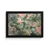 Compositie van bladeren - Groen - Roze fotolijst zwart zonder passe partout klein -3d