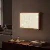 Floraal - Ornament - Beige Light Box met batterij (Wandlamp) middel 907 -sfeer1