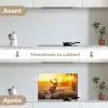 Hert - Dieren - Zonsondergang - Winter - Heide - Natuur keuken achterwand spatscherm klein -voor_na_FR
