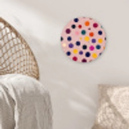 Cirkels - Patroon - Kleurrijk Wandcirkel kunststof plaat 5mm dik klein 188 -sfeer5