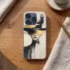 Vrouw - Hoed - Verf Telefoonhoesje iPhone 17 Pro klein -sfeer1