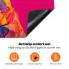 Kameel - Bloemen - Kimono - Waaiers Inductie beschermer vinyl 3mm klein -zzzzzzz-td-onderkant