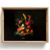Schaal - Boeket - Bloemen Dienblad Rechthoek middel -z3d_shopping