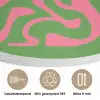 Abstract - Roze - Ciao - Vormen Akoestische PET Vilt - Rond klein -closeup_NL