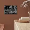 Jungle - Bomen - Bladeren - Tropical aluminium wit klein -sfeer4