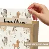 Veulens - Paard - Patroon - Beige Light Box met kabel (Kinderlampje) klein -USP_websiteprintNL