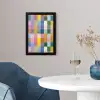 Blokken - Vierkant - Patroon - Gekleurd fotolijst zwart zonder passe partout klein -sfeer4