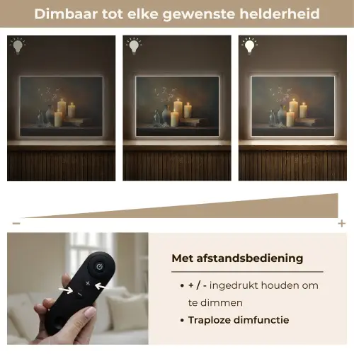 Kaarsen - Stilleven - Rustiek - Boeken Light Box met batterij (Wandlamp) middel -USP_dimbaarNL