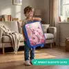 Eenhoorn - Roze - Vlinder - Bloemen Kinderkoffer - Blauw klein -sfeer2_NL