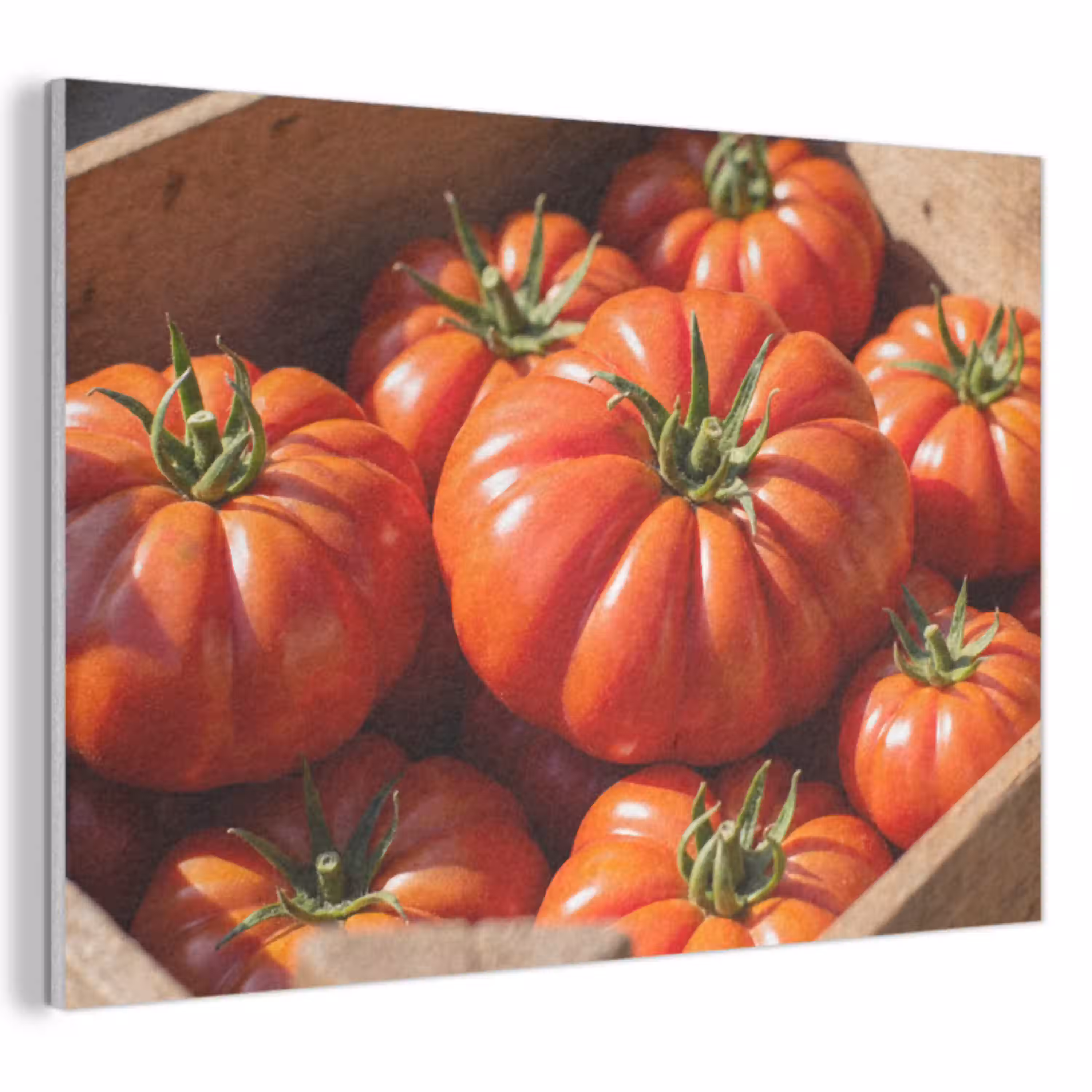 Tomaat - Houten - Kist PET vilt klein -3d