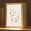 Bohemian - Paard - Beige Light Box met kabel klein -zzz_3d_website