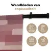 Illustratie - Bloemen - Vlakken - Abstract Wandkleed katoen middel -sfeer2