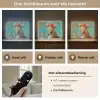 Luipaard - Bloemen - Kroon Light Box met batterij (Wandlamp) middel -USP_lichtkleurNL