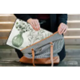 Vazen - Bladeren - Groen laptophoes neopreen klein -tas