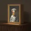 Konijn - Kok - Dier Light Box met kabel (Tafellamp) klein -z3d_website