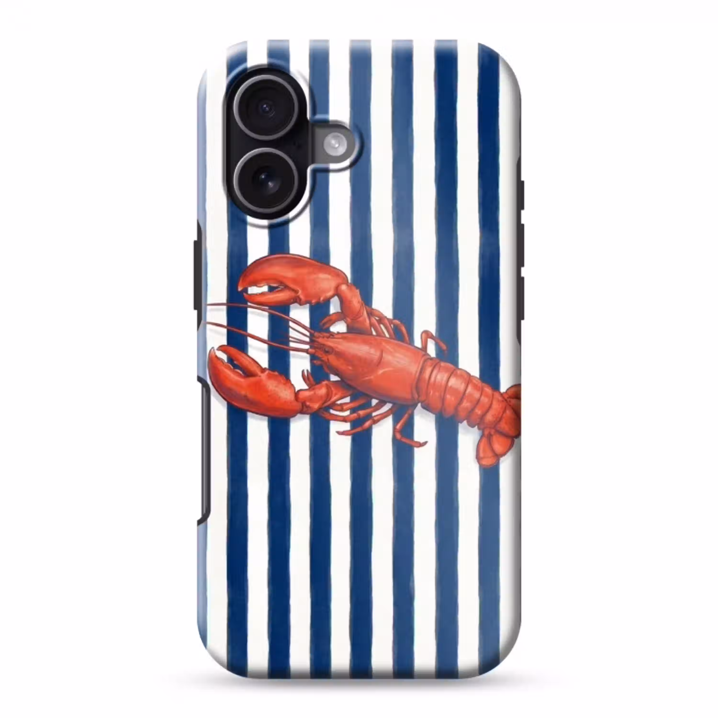 Schaaldier - Kreeft - Marine - Illustratie - Rood Toughcase MagSafe Apple iPhone 17 klein -3d
