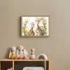 Giraffe - Wilde dieren - Natuur - Kinderen Light Box met batterij (Wandlamp kind) middel -sfeer2_kind