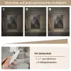 Portret - Paard - Zwart Light Box met kabel (Tafellamp) klein -USP_dimbaarDE