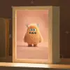 Monster - Knuffel - Oranje Light Box met kabel klein -zzz_3d_website