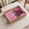 Panter - Luxe - Roze Dienblad Rechthoek middel -sfeer1