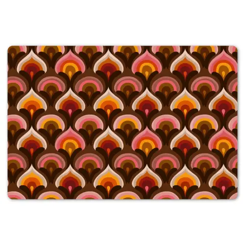 Patroon - Retro - Kleurrijk Placemat vinyl groot 368 -zzsfeer1_Kitchenyeah-website