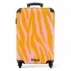 Abstract - Gouden golven NBS - Handbagage koffer - Kinderen Unisex middel -productfoto_recht