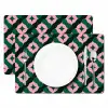 Groen - Roze - Retro - Sterren Placemat vinyl groot 368 -zzsfeer2_Kitchenyeah-website