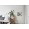 Bloem - Glazen - Doorzichtig textielposter latten blank klein -woonkamer