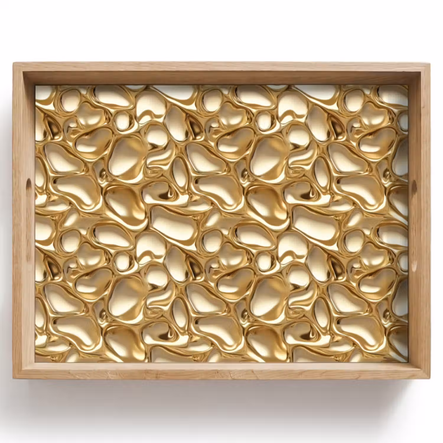Tablett - Abstrakt - Modern - Gold