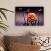 Bloemen - Chrysant - Macro - Planten canvas 2cm klein -sfeer1