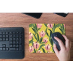 Tulpen - Botanisch - Geel muismat rubber klein 262 -toetsenbord
