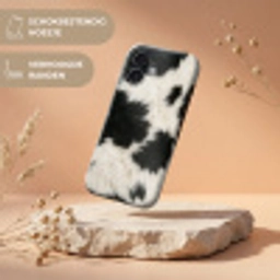 Bont - Textuur - Zwart - Wit Toughcase MagSafe Apple iPhone 17 klein -USP_RandenV_NL