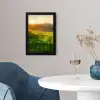 Gras - Heuvels - Zon - Natuur - Landschap fotolijst zwart zonder passe partout klein -sfeer4