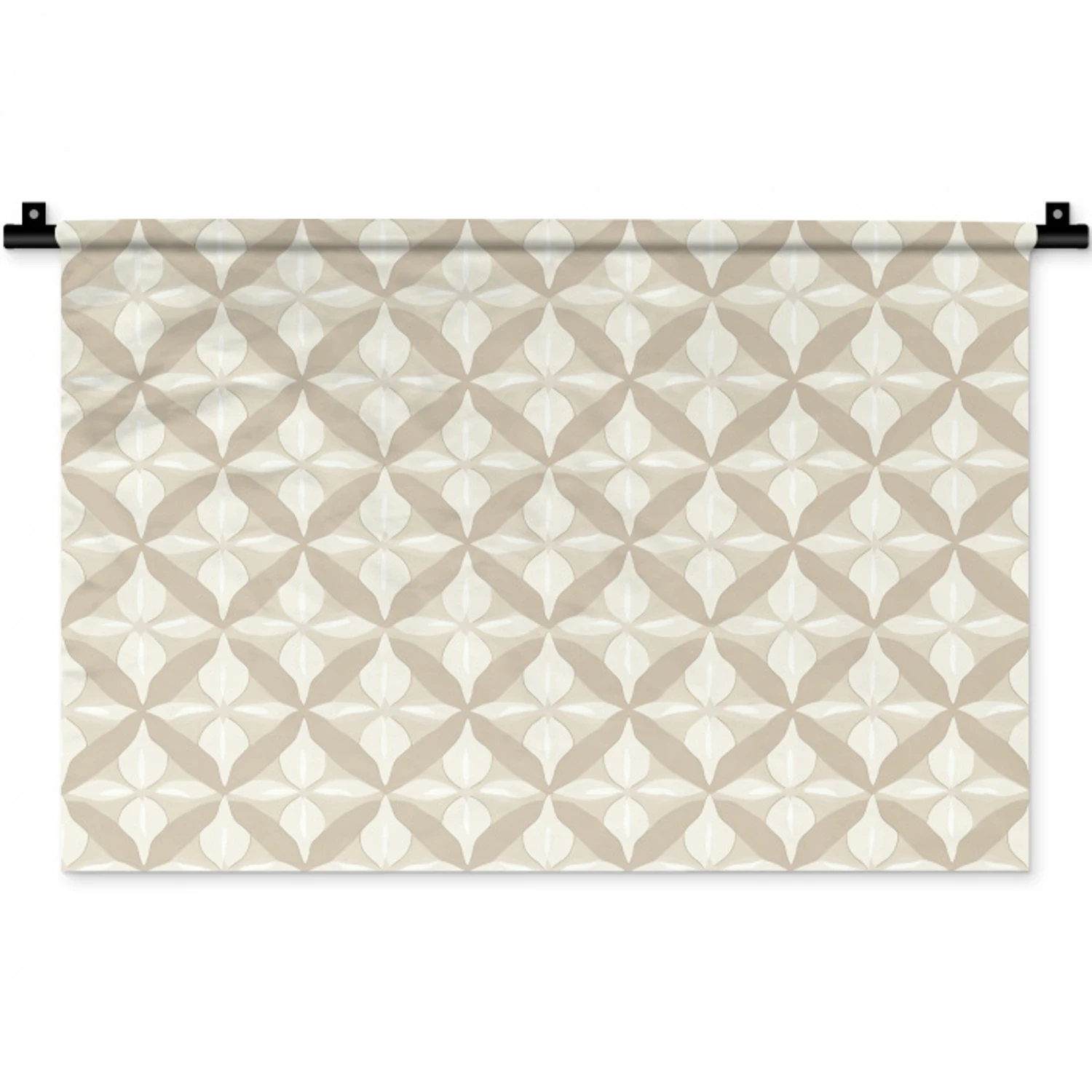 Patroon - Klassiek - Beige Wandkleed katoen klein 269 -zz3d